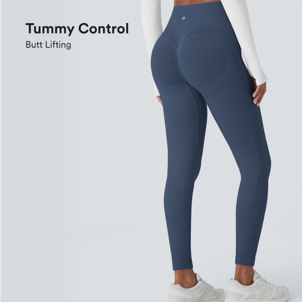 Seamless Flow High Waisted Tummy Control Butt Lifting Yoga Leggings